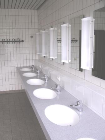 Reihenwaschtische nach Maß Reihenwaschtisch nach Maß